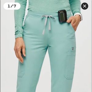 Figs Yola Skinny Scrub Pants - Seaglass XXS petite